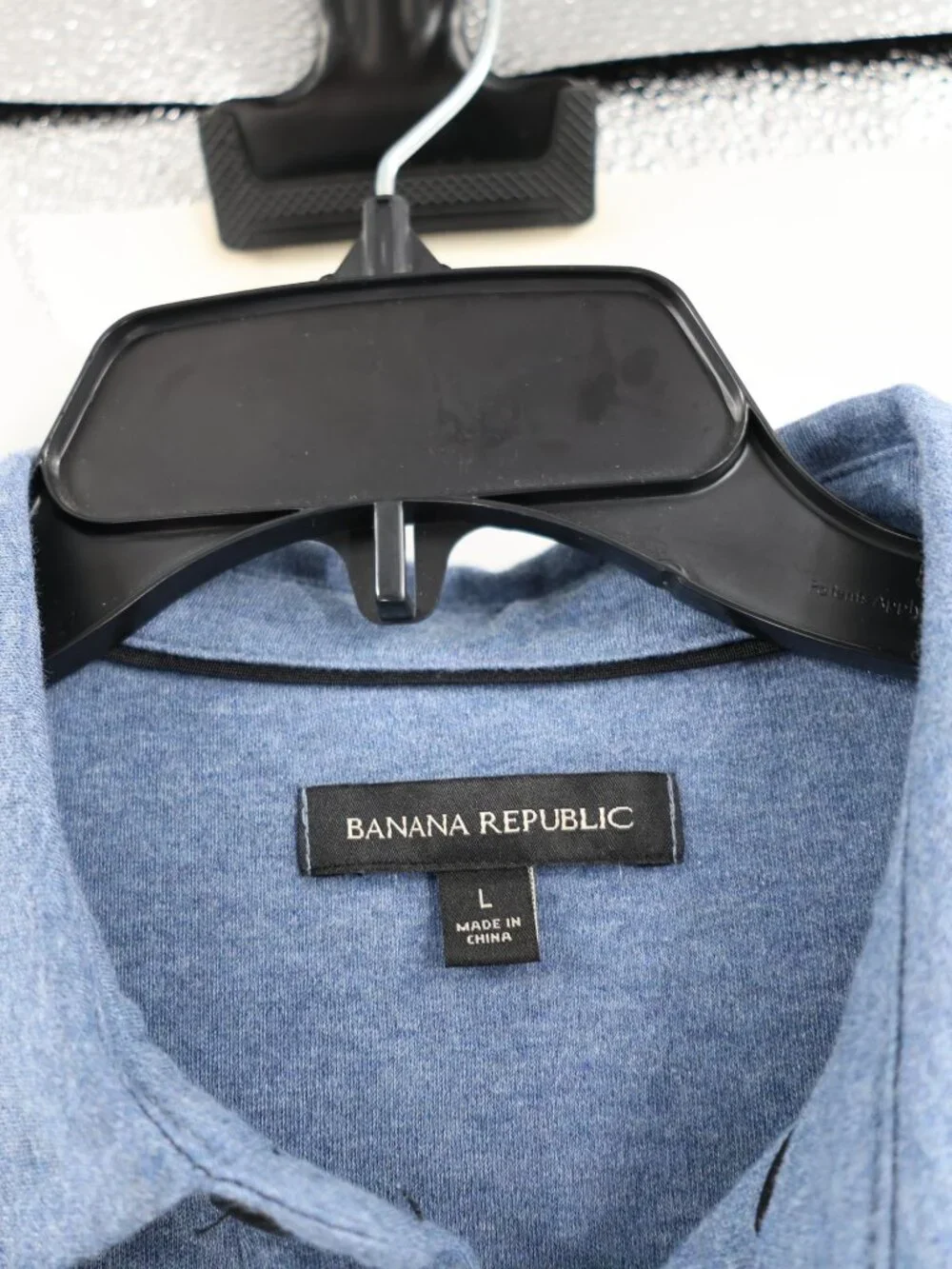 NWT Banana Republic Polo Shirt Men's Large Luxe Touch Performance Short Sleeve